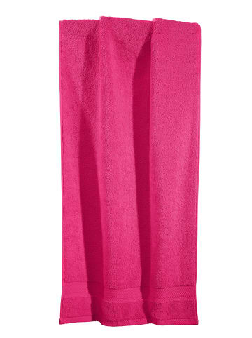 Erwin Müller Velours-Frottier Liegetuch XXL Friedrichshafen in dunkelrosa