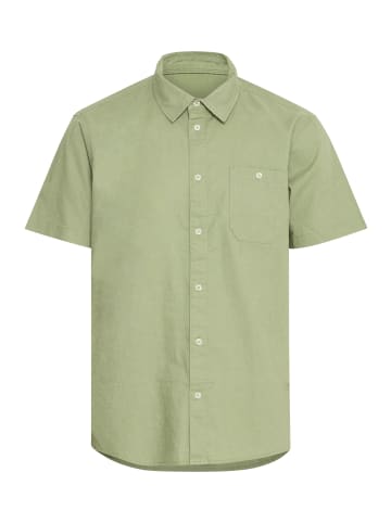 BLEND Leinenhemd BHBAY LINEN in Grün
