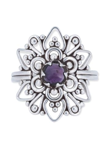 mantraroma 925er Silber - Ringe mit Amethyst