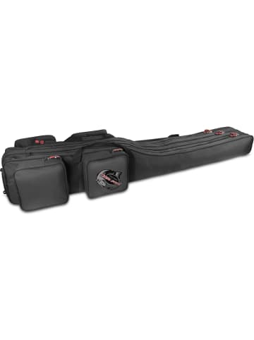 Normani Outdoor Sports Rutentasche 1,25 m RodBox Triple in Schwarz