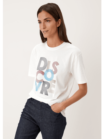 s.Oliver T-Shirt kurzarm in Creme