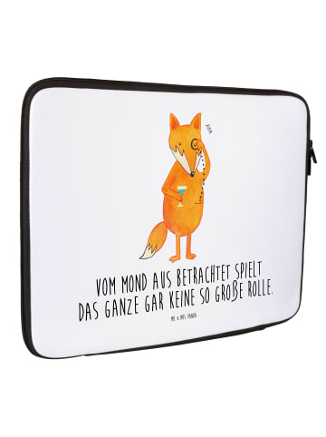 Mr. & Mrs. Panda Notebook Tasche Fuchs Lord mit Spruch in Weiß