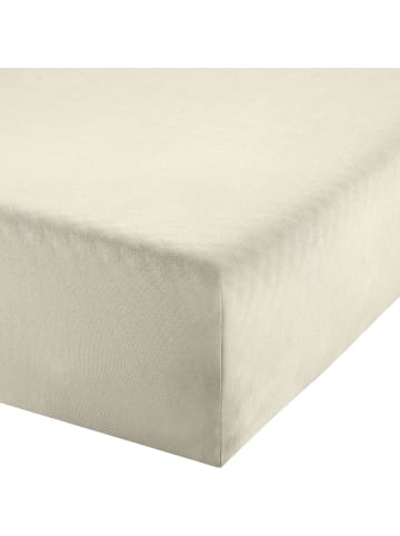 REDBEST Single-Jersey Boxspring-Spannbettlaken Denver in natur
