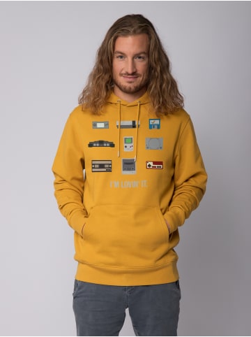 wat? Apparel Sweatshirt Videogames in Ochre