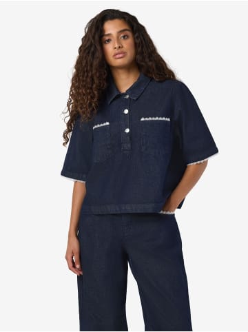 Noisy may Jeanshemd in Dark Blue Denim