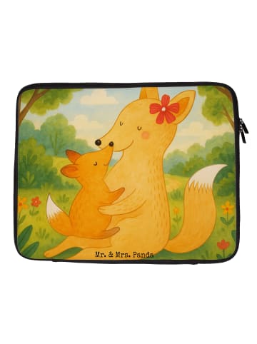 Mr. & Mrs. Panda Notebook Tasche Fuchs Mama Design ohne Spruch in Weiß