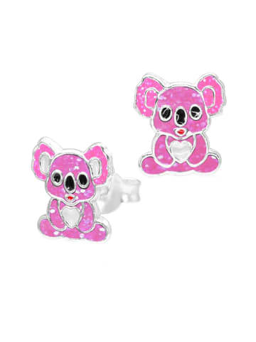 schmuck23 Silber Ohrringe 925 Koala Bär 0,7 cm x 0,8 cm