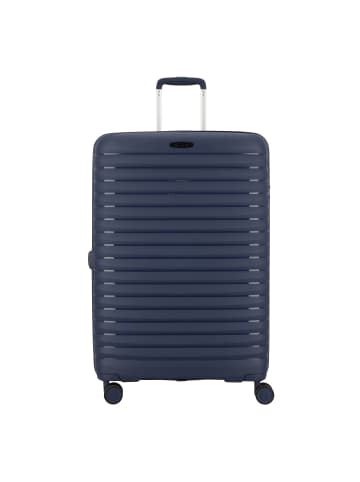 D&N Travel Line 4500 4 Rollen Trolley L 75 cm mit Dehnfalte in darkblue