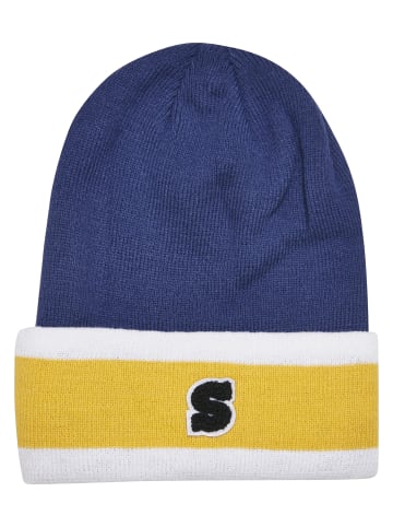 Urban Classics Beany in spaceblue/californiayellow/wht