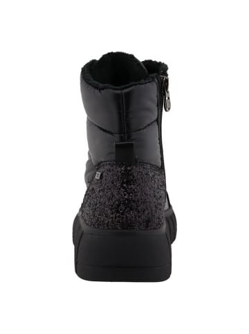 Tom Tailor Schnürstiefel in Schwarz