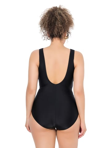 Ulla Popken Badeanzug in purpur