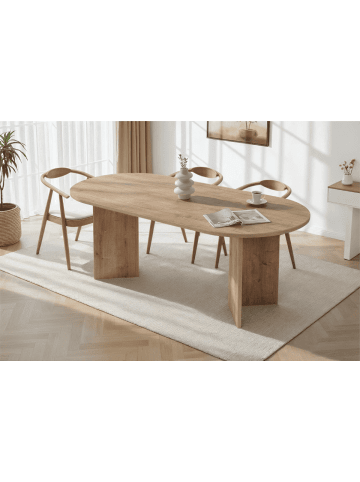 CALICOSY Esstisch CHARLIE in Saphir - (W) 200  x (H) 75  x (L) 90  cm