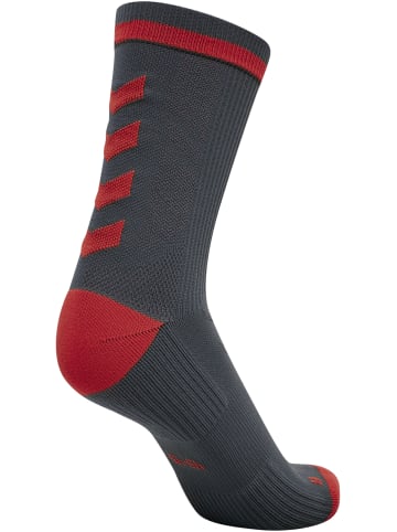 Hummel Hummel Low Socken Elite Indoor Multisport Erwachsene Atmungsaktiv Schnelltrocknend in EBONY/FLAME SCARLET