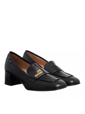 Love Moschino Lady Loafer Nero in black
