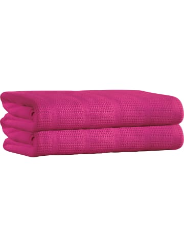 Erwin Müller Baumwolle Sommerdecke 2er-Pack in pink