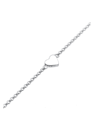 Nenalina Fußschmuck 925 Sterling Silber Herz in Silber