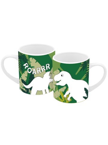 Geda Labels Tasse Dinos  in Grün - 250ml