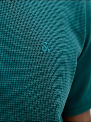 JACK & JONES PLUS Poloshirt in Atlantic Deep