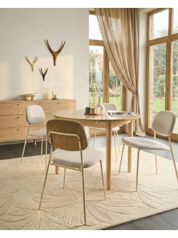 Beliani 4er-Set Esszimmerstuhl RILEY in Beige