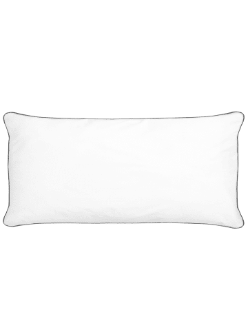 Beliani Kissen PELISTER in Weiß/Silber - (W) 80 x (H) 5 x (L) 40 cm