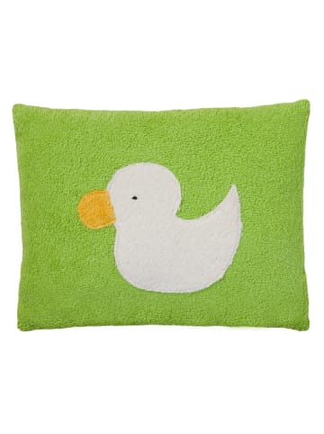 Efie Kissen grün, Ente, Made in Germany, Größe: ca. 37 x 30 cm