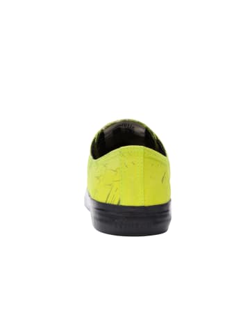 ethletic Canvas Sneaker Black Cap Lo Cut in dove camo neon lime jet black