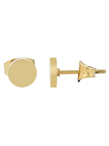 Unisex Ohrringe – Ohrstecker aus Edelstahl in gold