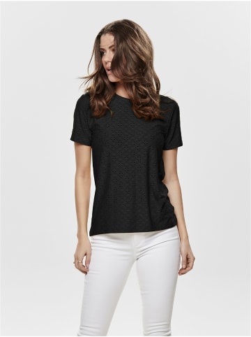 JACQUELINE de YONG Shirt 2er-Set Kurzarm Rundhals T-Shirt in Schwarz-Grün