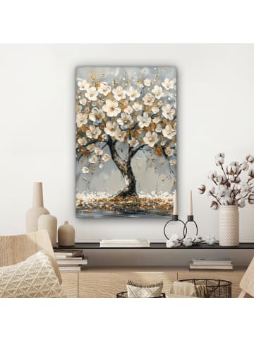 MuchoWow Poster mit Leiste Weißer Baum  (BxH)