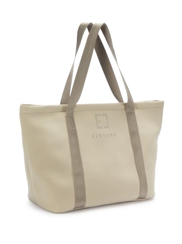 ELBSAND Shopper in taupe