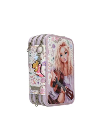 Depesche 3-Fach Federtasche COWGIRL TOPModel in 7,5 x 13 x 20 cm in creme