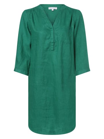 Marie Lund Leinenkleid in smaragd