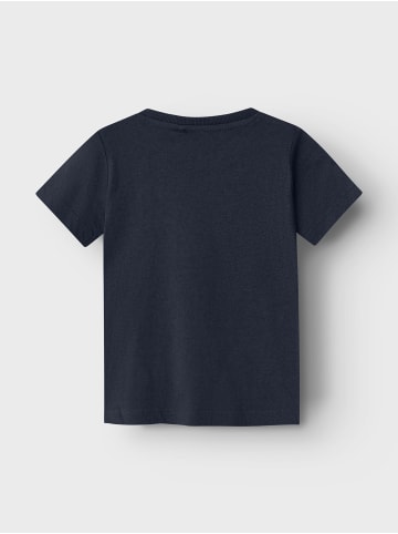 name it T-Shirt 2er-Set Rundhals Kurzarm bequemes Baumwolle in Blau-Grün
