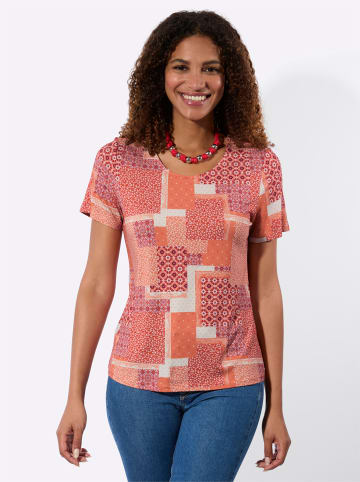WITT WEIDEN Print-Shirt in champagner-papaya-bedruckt