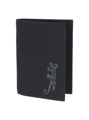 oxmox New Cryptan Geldbörse RFID Schutz 13 cm in schwarz-lizard grey