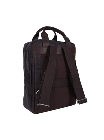 Strellson Rucksack 'Brick Lane Josh in Dunkelbraun 30 x 40 x 16 cm'