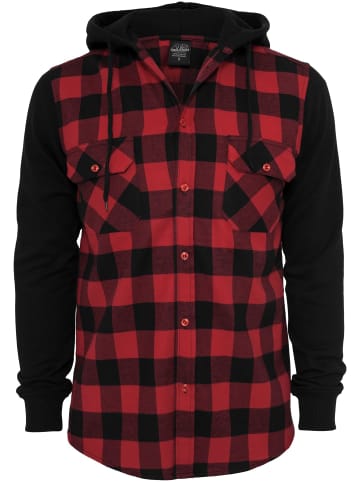 Urban Classics Flanell-Hemden in blk/red/bl