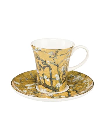 Goebel Espressotasse " Vincent van Gogh - Mandelbaum Gold " in Gold