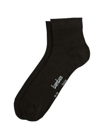 Erwin Müller Kurzsocken 6 Paar in schwarz