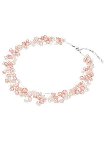 Valero Pearls Kette aus Sterling Silber mit Süßwasser-Zuchtperle in rosa