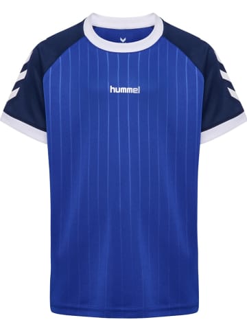Hummel Shirt "Stripe T-Shirt S/S" in Blau
