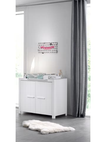 58 aufm Kessel TÜRKOMMODE Karalynn 100x57x87 aus MDF in Weiß