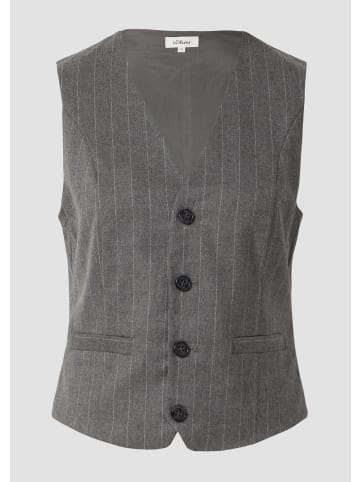 s.Oliver Indoor-Weste in 98H0_dunkelgrau