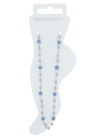 Adeliás Damen Anhänger aus Edelstahl mit Perle in silber