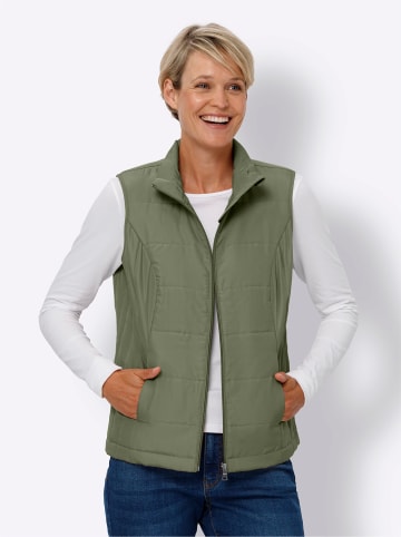 Sieh an! Steppweste in khaki