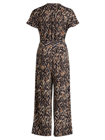 Betty Barclay Jumpsuit mit Eingrifftaschen in Dark Blue/Brown