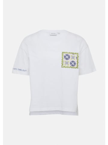 comma T-Shirt in 0100_weiß