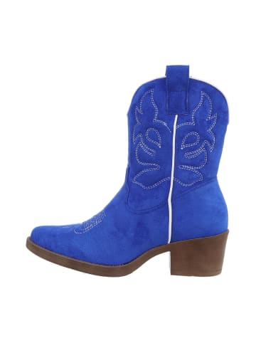 Ital-Design Stiefelette in Blau