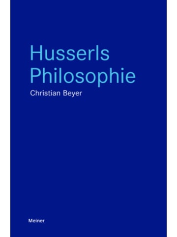 Meiner Felix Verlag Buch - Husserls Philosophie