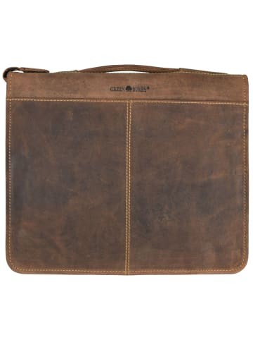 Greenburry Vintage Ringmappe Leder 29 cm braun